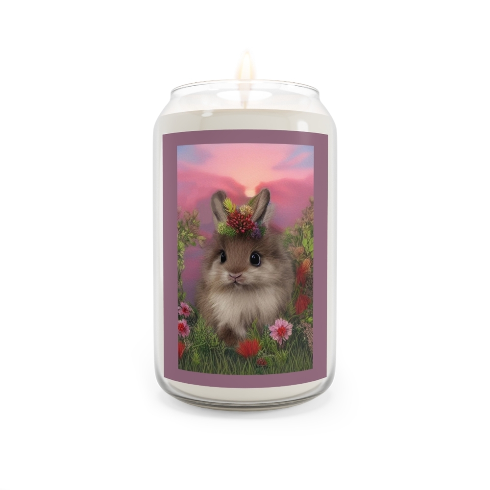 Wildlife & Whimsy Bunny Series - 'Baby' - Scented Candle, 13.75oz